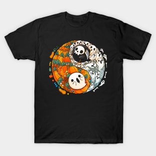 Ying Yang Halloween T-Shirt